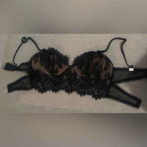 For Love and Lemons Black Lace Bra in size Small